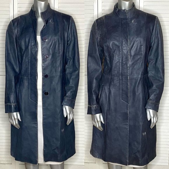 Sued Mod | Jackets & Coats | Vintage 200s Sued Mod Y2k Distressed Blue ...